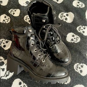 Steve Madden Croc Boots